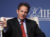 U.S. Treasury Secretary Geithner speaks at the Institute of International Finance's annual meeting in Tokyo