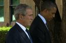 Raw: Obama, Bush Honor Tanzania Bomb Victims