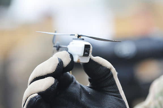 Palm-Size Drones Buzz Over Battlefield