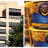 This combination of Associated Press file photos, show the UnitedHealth Group Inc.'s headquarters in Minnetonka, Minn. on July 16, 2007, left, and Kraft Macaroni & Cheese at a Ralphs Fresh Fare supermarket in Los Angeles on Feb. 9, 2011. The Dow Jones industrial average, an index that is closely watched as a measure of the entire stock market, announced Friday, Sept. 14, 2012, that it would boot Kraft Foods to make room for UnitedHealth Group. The change, effective Sept. 24, is because Kraft is about to become a much smaller company, after it spins off its North American grocery business. (AP Photo)