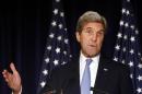 United States Secretary of State John Kerry delivers a statement following a meeting of the International Syria Support Group, Thursday, Sept. 22, 2016, in New York. (AP Photo/Jason DeCrow)