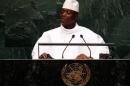 Al Hadji Yahya Jammeh, President of the Republic of the Gambia, addresses the 69th United Nations General Assembly at the U.N. headquarters in New York