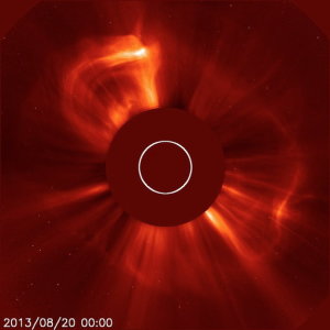 Sun Fires Solar Storm Directly at Earth