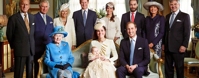 Royal family at christening ceremony (Camera Press/Redux)