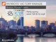 Springlike conditions in store for New England Patriots' victory parade Tuesday