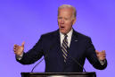 Biden jokes about hugs in first appearance since women complained of unwanted touches