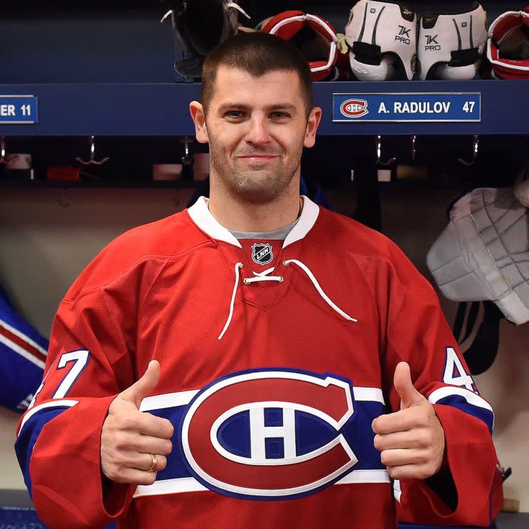 Older, wiser Alexander Radulov sees Stanley Cup potential with Montreal Canadiens