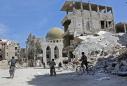 Fresh raids pound Syria's rebel Douma after talks falter