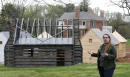 AP PHOTOS: Slave quarters rebuilt at Madison's Montpelier