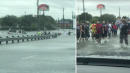 Texans Form Human Chain To Rescue Driver From Sinking Car