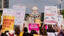 'All out warfare': Hundreds take the streets in Alabama in abortion ban protest