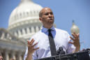 Cory Booker is on the campaign trail, but not in the way you might think