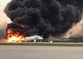 'The flames were huge': At least 41 dead in fiery Moscow jet landing caught on video