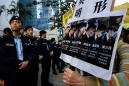 Hong Kong police jailed over attack on democracy protester