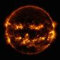 Spooky Sight! Sun Looks Like a Massive Jack-O’-Lantern in Photo from NASA