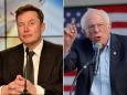 Elon Musk is showering Bernie Sanders with memes since his own favorite Democratic candidate Andrew Yang dropped out of the race