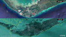 Grand Bahama waterlogged in Hurricane Dorian before and after satellite photos