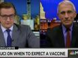 Fauci says he'll take responsibility if a coronavirus vaccine rolled out in the US is faulty