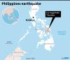 One dead as strong quake hits central Philippine island: official