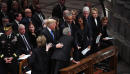George W. Bush and Michelle Obama share in sweet tradition at late George H.W. Bush's funeral