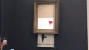 New Banksy Video Suggests Shredded Painting Stunt Didn't Go Entirely To Plan