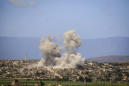Syrian government intensifies bombardment of rebel-held area