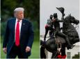 Donald Trump claims 'Christian figures are now in the crosshairs' as he moves to protect US statues from 'mob rule'