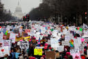 Women protest in hundreds of U.S. cities for third straight year