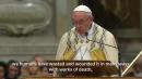 Pope says 2017 was marred by war and lies