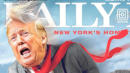 Donald Trump Drives Off A Cliff In Biting New York Daily News Cover