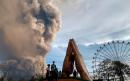 Flights cancelled and thousands evacuate as Philippine volcano threatens to erupt