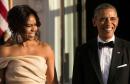 Barack Obama thanks Michelle for 'sticking with him' after the White House