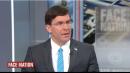 Mark Esper: I 'Didn't See' Specific Evidence Of Iran Threat To 4 U.S. Embassies