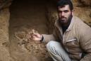 Gazan unearths ancient graves in vegetable patch