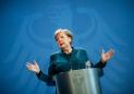 First virus test negative for quarantined Merkel