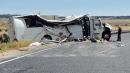 Officials: Tour bus crash near national park in Utah kills 4
