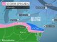 Icy, snowy winter storm to snarl the Northeast early this week