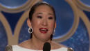 Sandra Oh makes history at the 2019 Golden Globes, and she thanks her parents in Korean