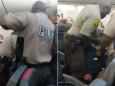 Police repeatedly Taser airline passenger accused of groping and racist remarks