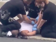 Protests after Pennsylvania police officer filmed kneeling on man’s head and neck