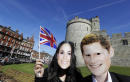 Windsor gears up for royal wedding, embraces Harry, Meghan