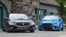 Honda Civic Type R Vs. Ford Focus RS: A Battle Of Philosophy