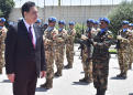 Lebanese PM visits UN peacekeepers amid dispute over mandate