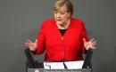 Nato 'more important now than in the Cold War', Angela Merkel says in rebuke of Emmanuel Macron