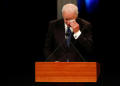 Former Vice President Biden salutes McCain as 'a brother'