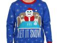 Walmart apologizes for selling a Christmas sweater that showed Santa at a table with lines of white powder and the words 'let it snow'