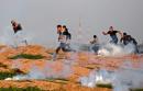 18 Gaza protesters wounded by Israel gunfire: ministry