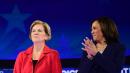 Sen. Elizabeth Warren says Kamala Harris and Kirsten Gillibrand regularly check in on her