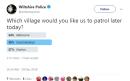 Police criticised for asking public to choose which village to patrol via Twitter poll