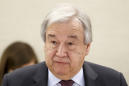 UN chief: Cease-fire appeal backed by parties in 11 nations